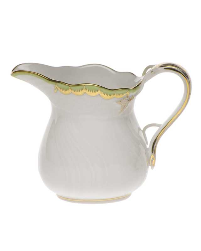 Princess Victoria Green Creamer