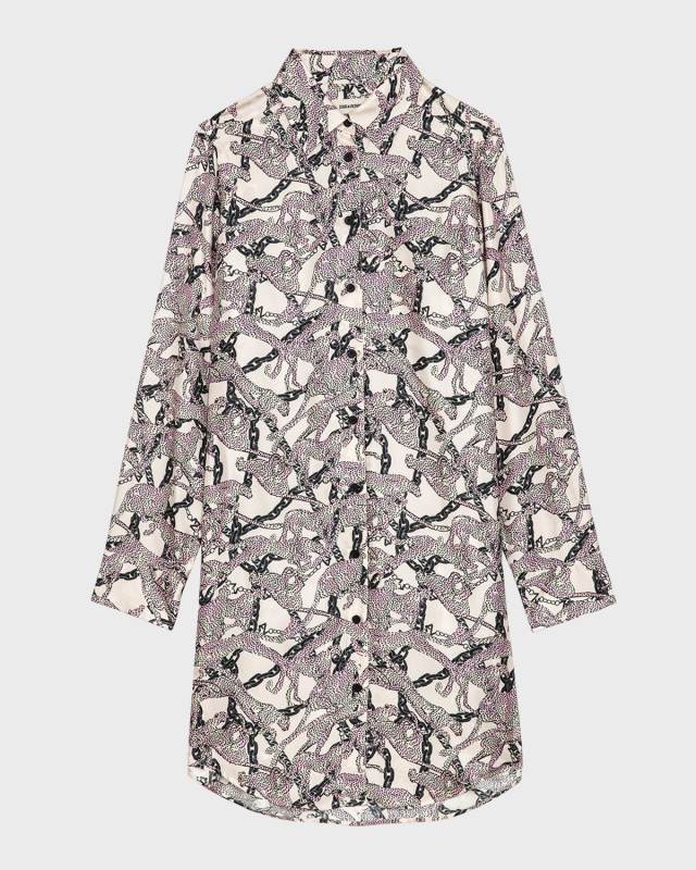 Rais Silk-Twill Shirtdress