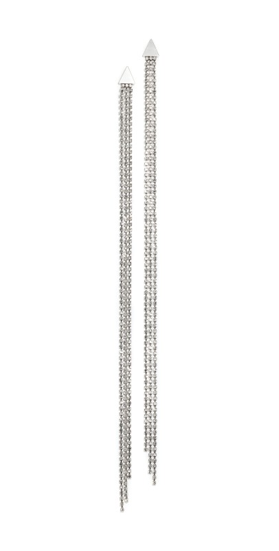 Isabel Marant Boucle D'Oreill Earrings Transparent/Silver