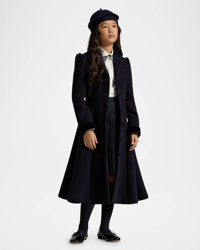 Girl's A-Line Princess Coat, Size 7-16