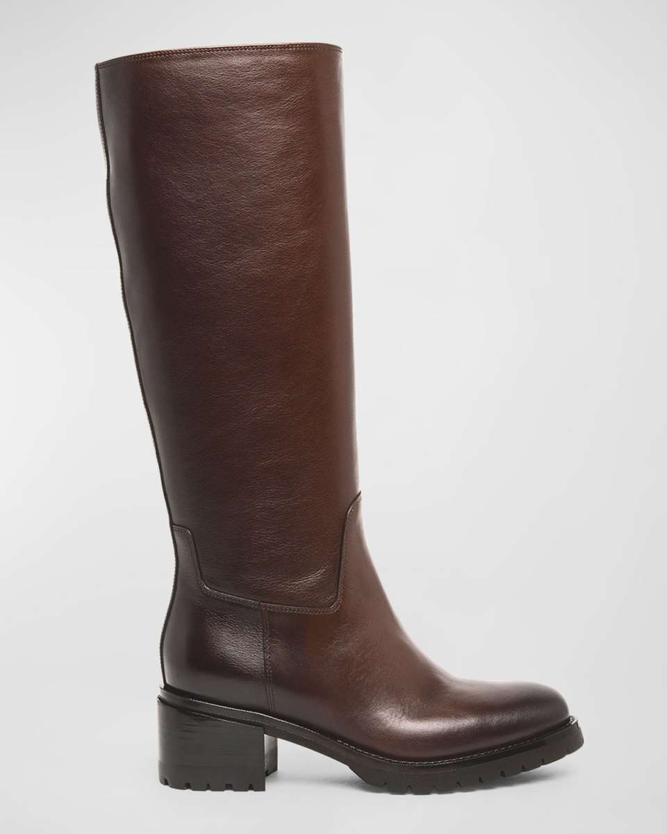 Hagar Leather Riding Boots