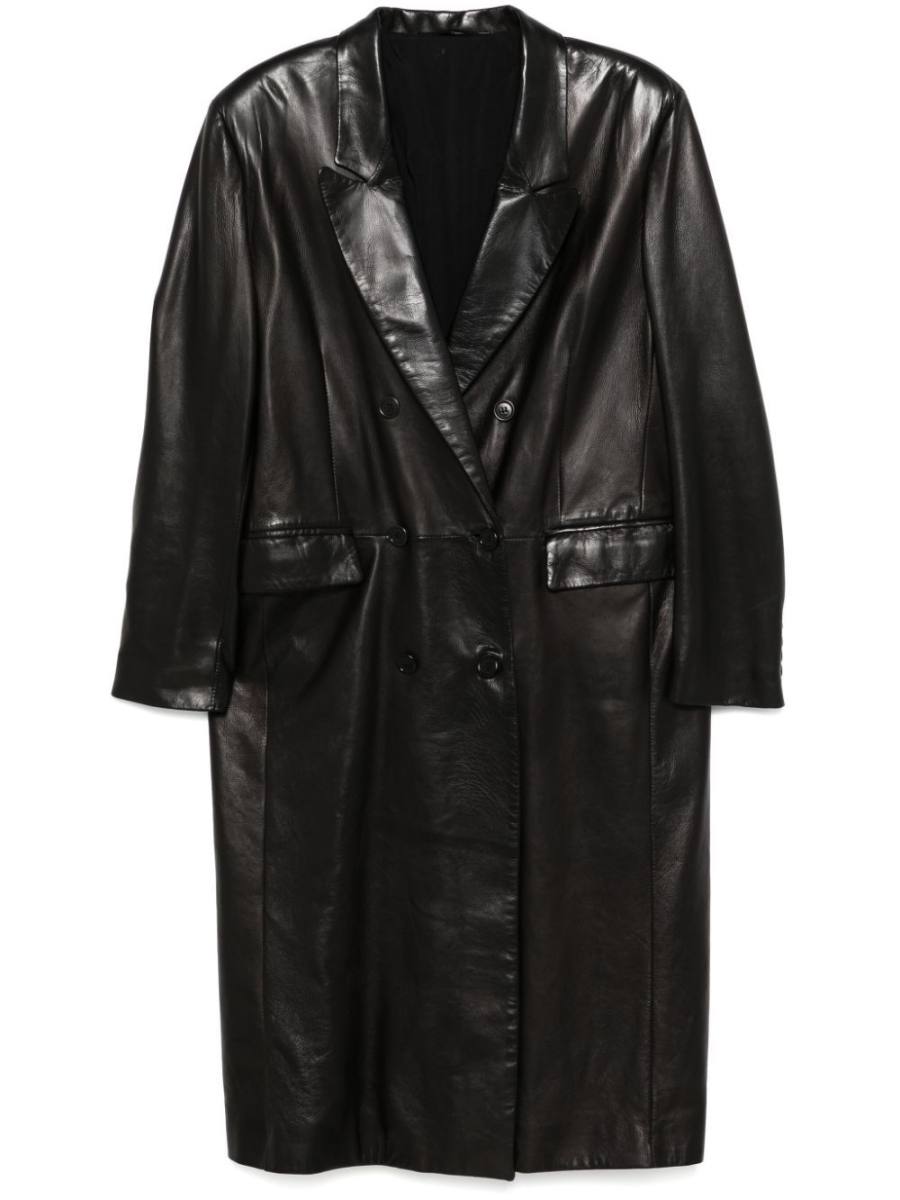 leather coat