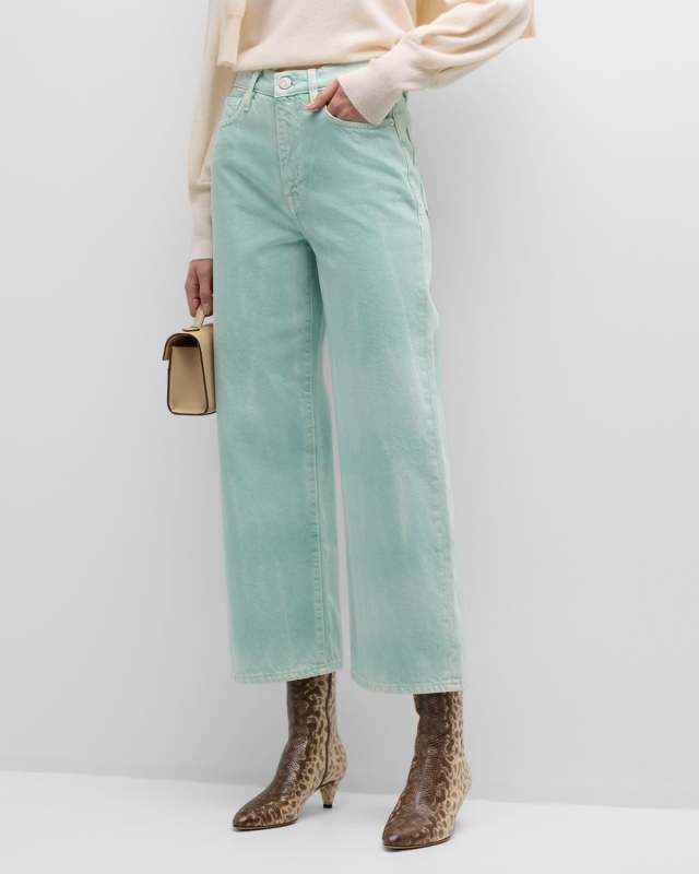 Le Jane Wide Crop Jeans