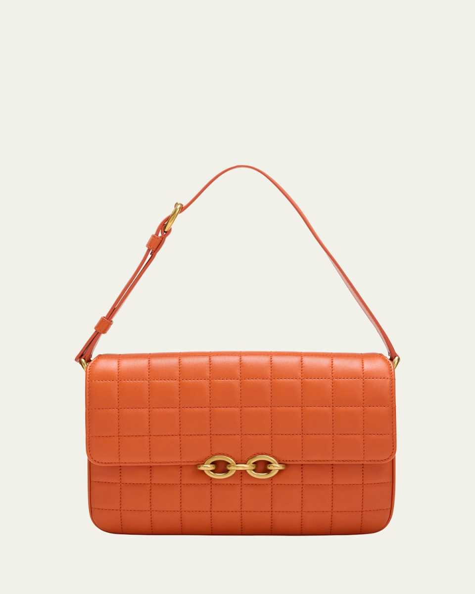 Le Maillion Shoulder Bag in Lambskin Leather