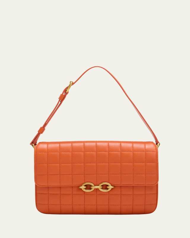 Le Maillion Shoulder Bag in Lambskin Leather