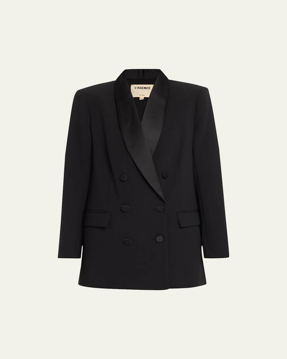 Jayda Relaxed Double-Breasted Blazer