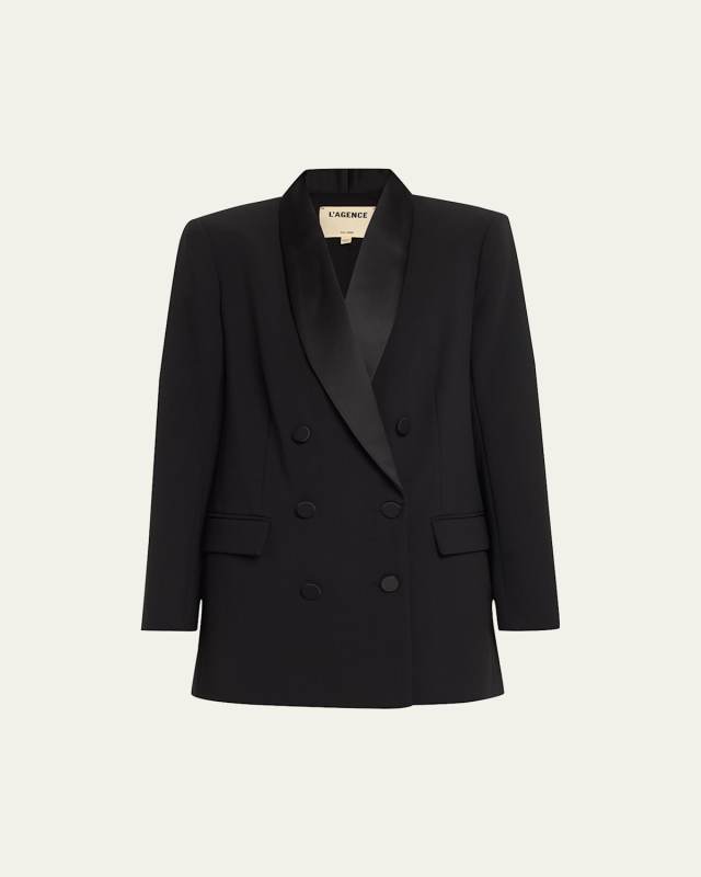 Jayda Relaxed Double-Breasted Blazer