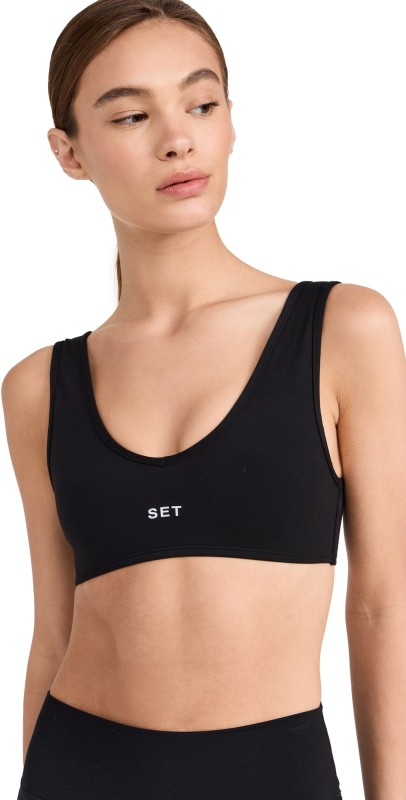 SET Sportbody Dip Bra Onyx