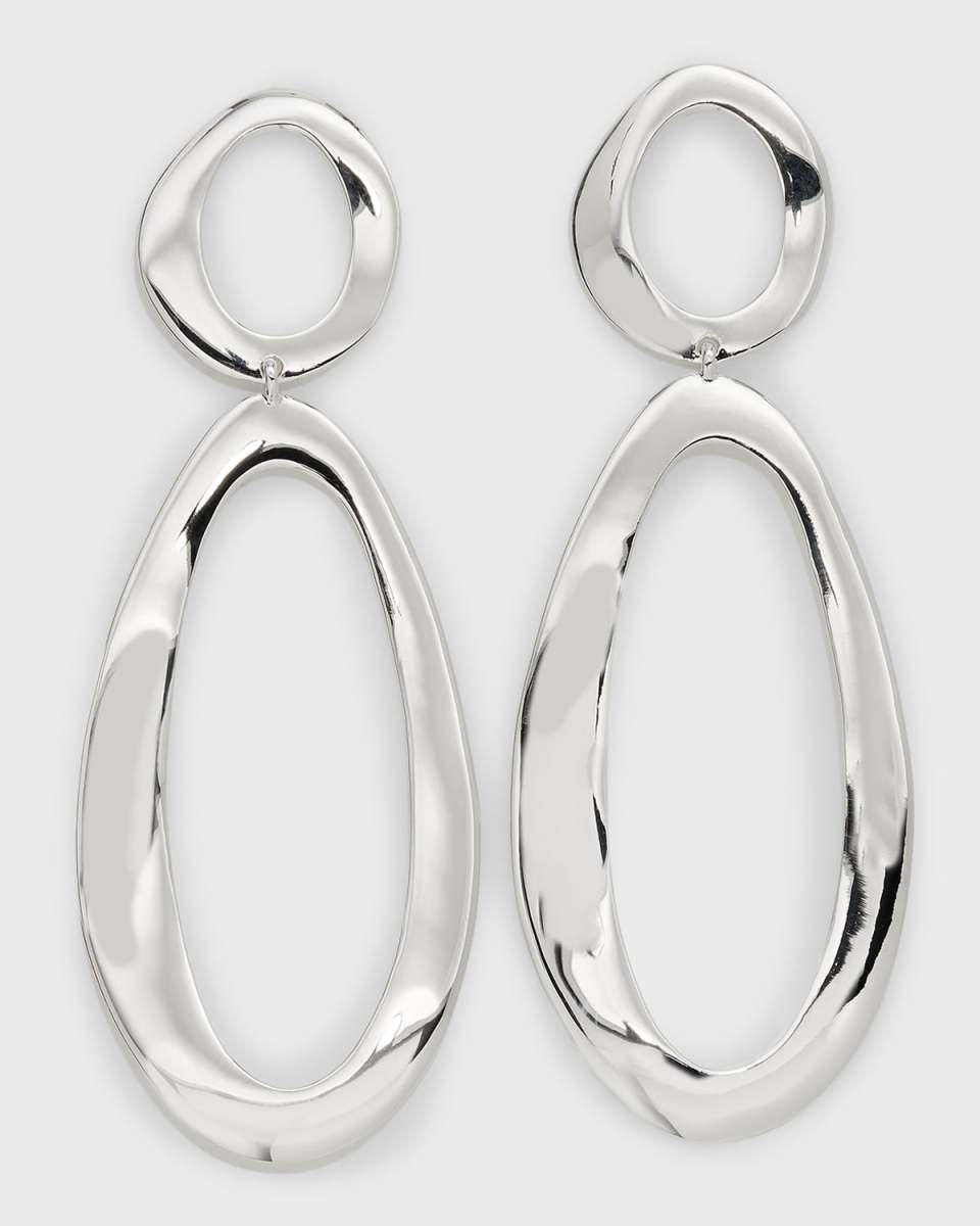 Snowman Earrings in Sterling Silver