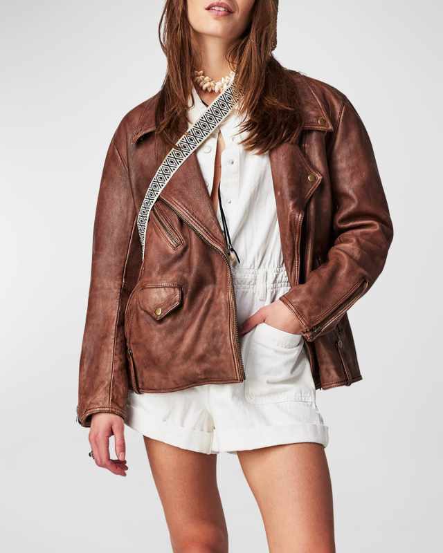 We The Free Jealousy Leather Moto Jacket