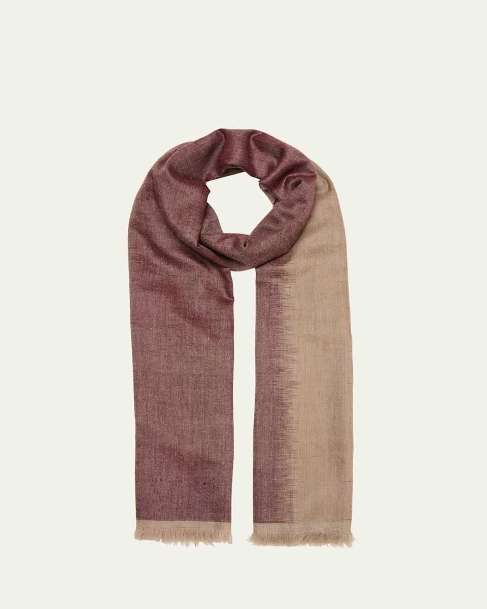 Rohan Ikat-Dyed Cashmere Shawl