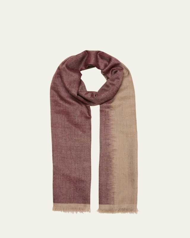 Rohan Ikat-Dyed Cashmere Shawl