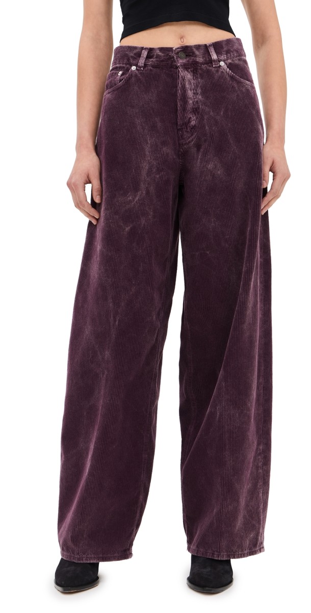 HAIKURE Bethany Velvet Vic Trousers Wine