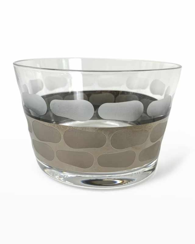 Truro Platinum Glass Small Bowl