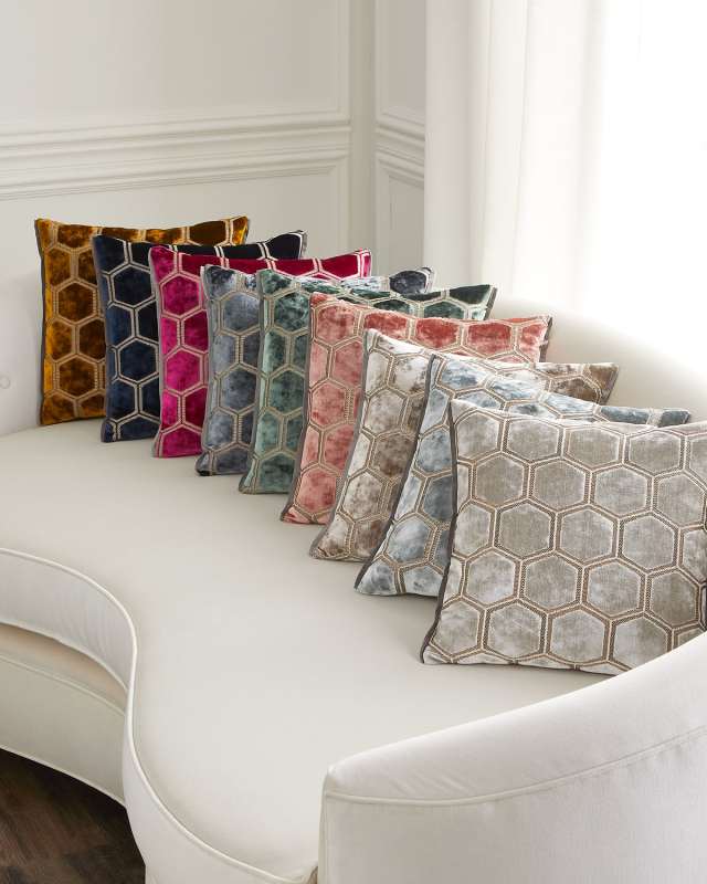 Manipur Azure Pillow