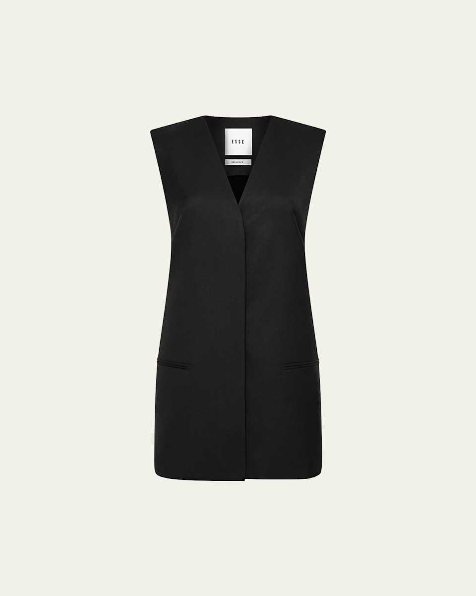 Portia Tailored Wool Mini Dress
