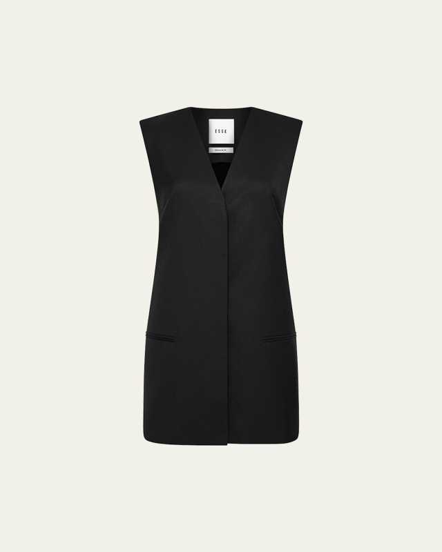 Portia Tailored Wool Mini Dress