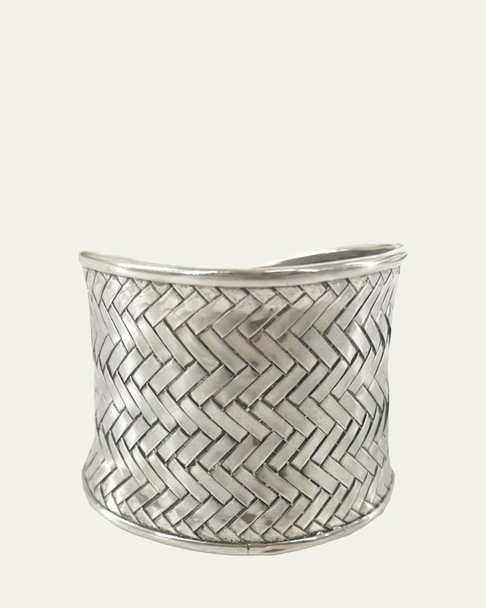 Silvertone Cuff Napkin Rings, Set of 4