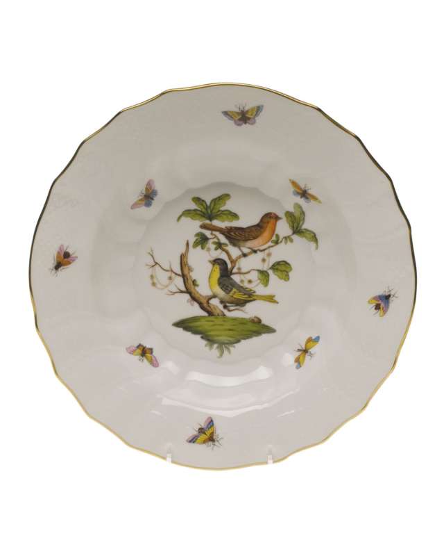 Rothschild Bird Motif 3 Rim Soup Plate