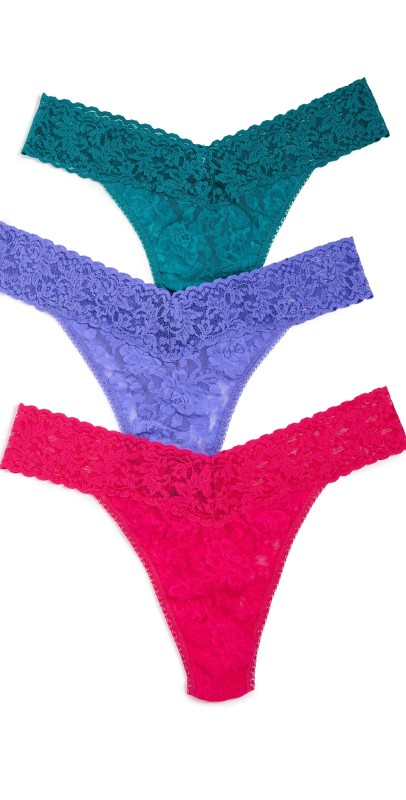 Hanky Panky 3 Original Rise Thongs Basic Mult