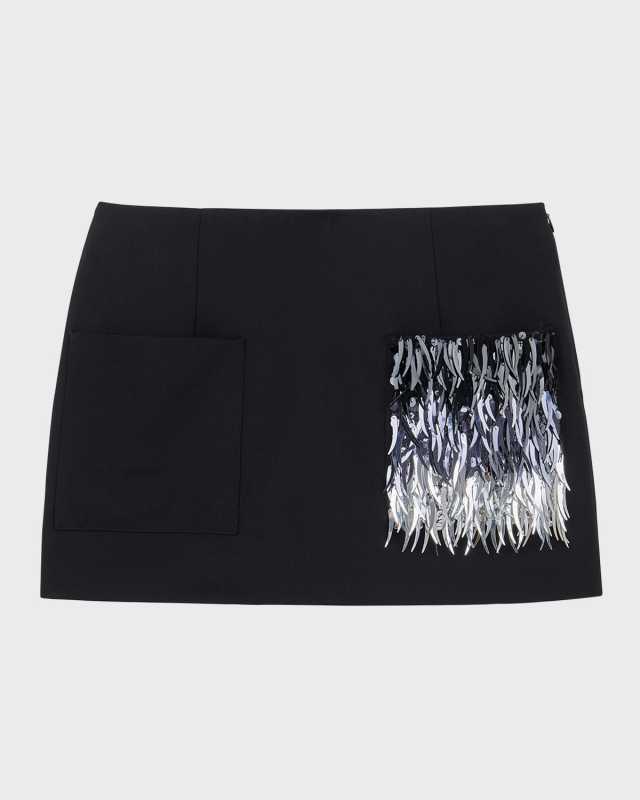 The Embellished Mini Skirt