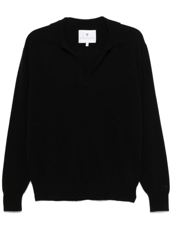 cashmere polo shirt