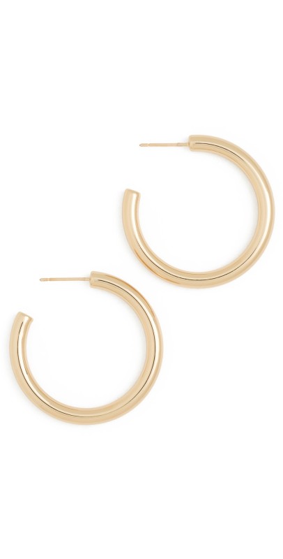 Jennifer Fisher Lilly Mini Hoops Yellow Gold