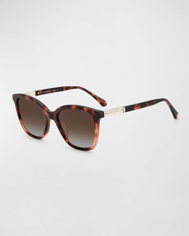 reena square acetate sunglasses