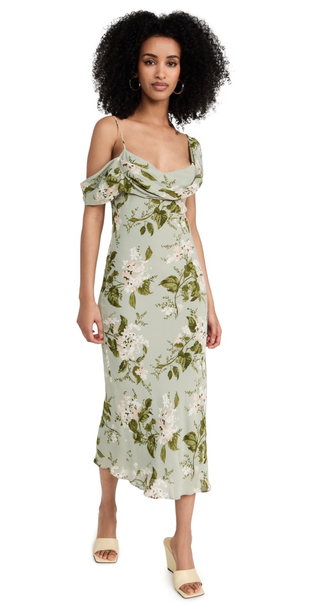 Reformation Reya Dress Tea Garden