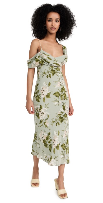 Reformation Reya Dress Tea Garden