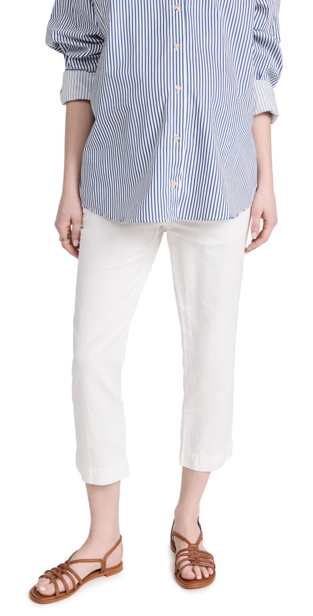 HATCH The Rue Linen Pants White