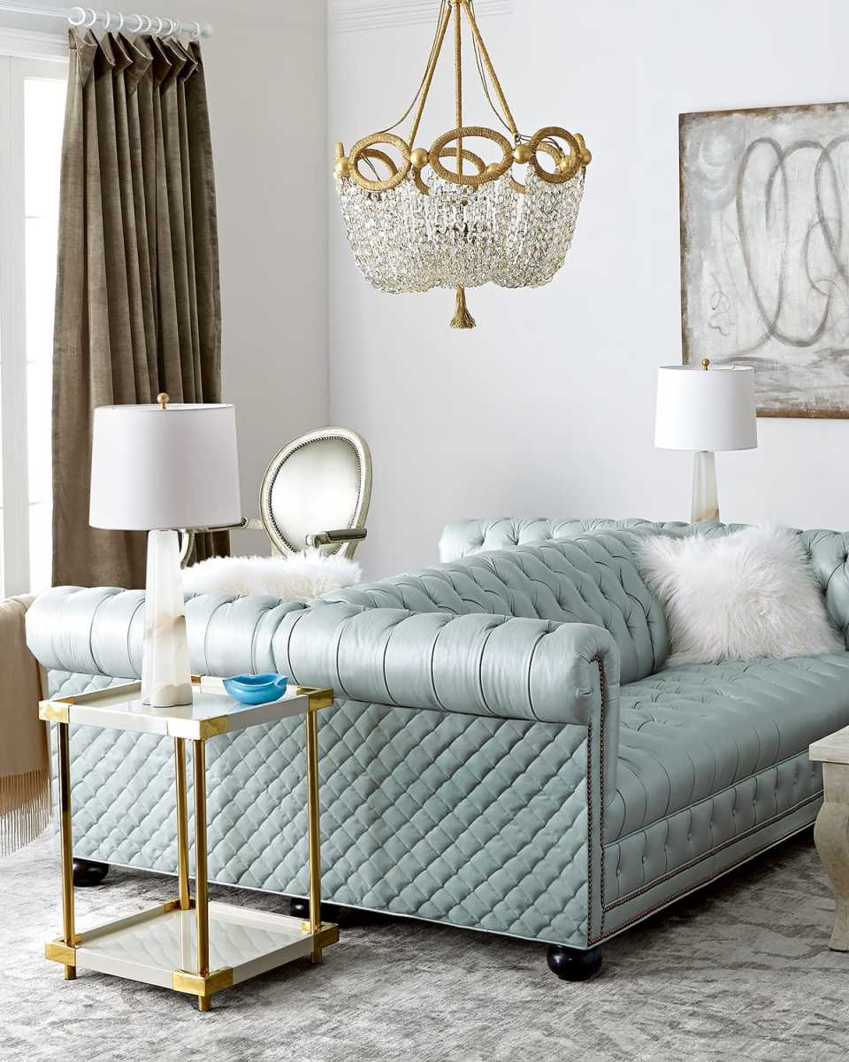 Twin Lakes Double Chesterfield Sofa 86"