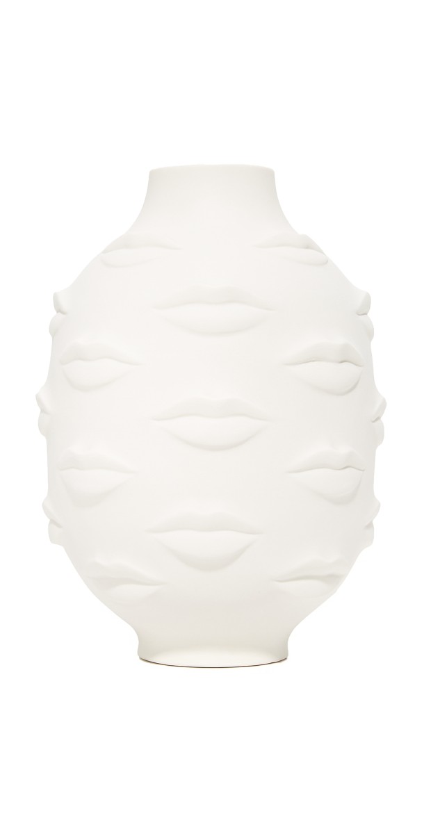 Jonathan Adler Round Gala Vase White One Size