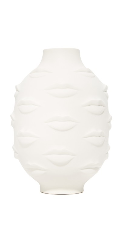 Jonathan Adler Round Gala Vase White One Size