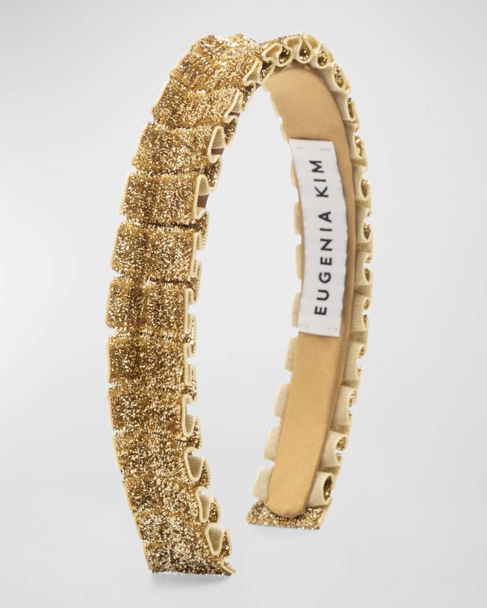 Rafaela Metallic Ruffled Headband
