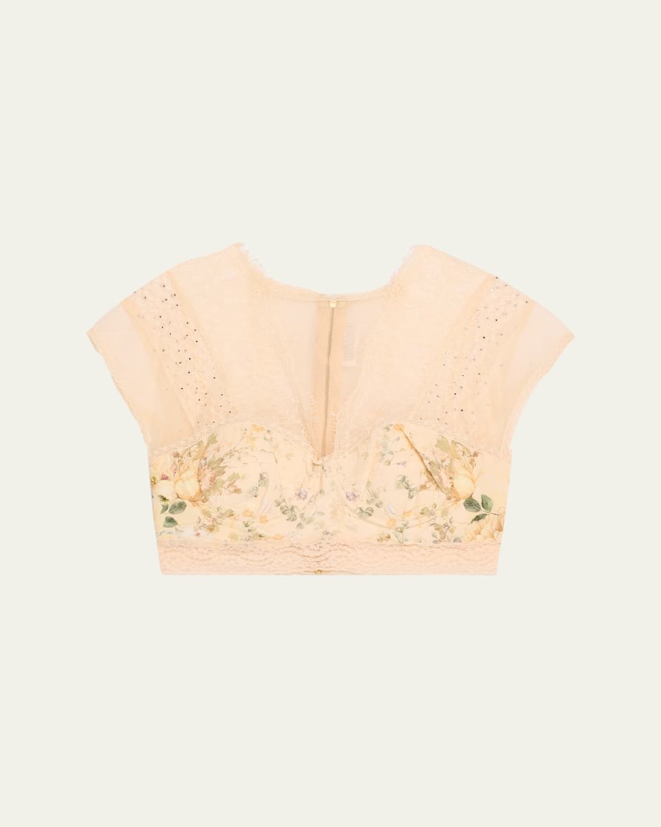 Adorned in Antiquity Lace Splice Top