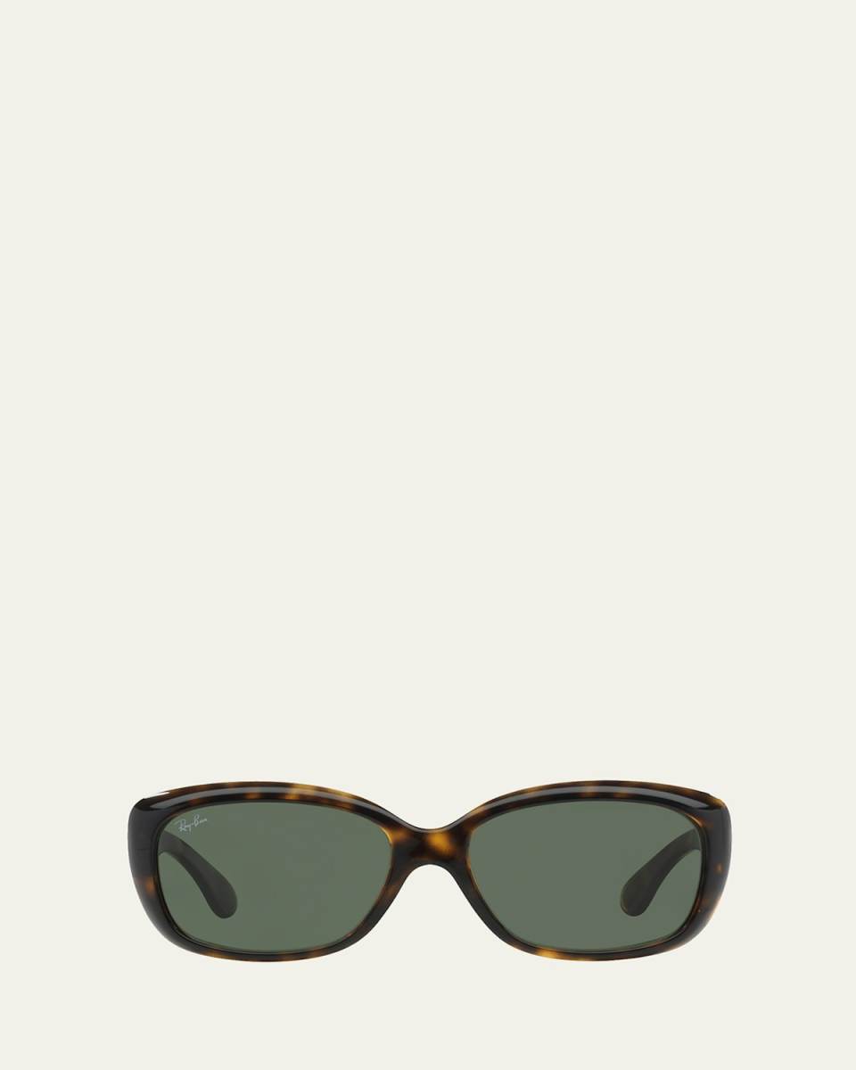 Gradient Nylon Rectangle Sunglasses