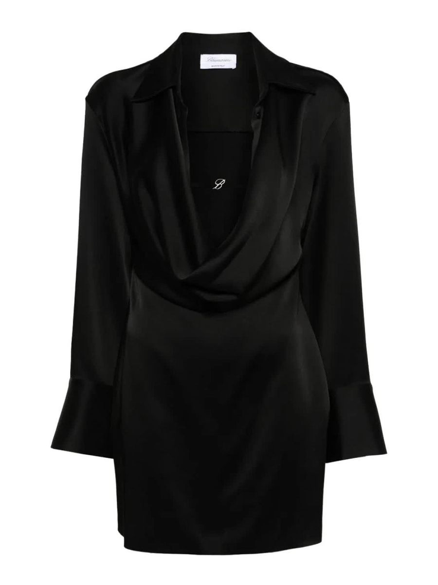 Blumarine Robe Au Genou - Noir