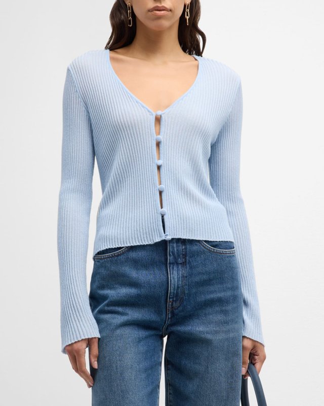 Dorit Ribbed Cardigan