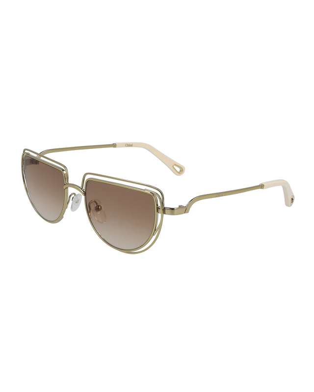 Carlina Half-Moon Sunglasses