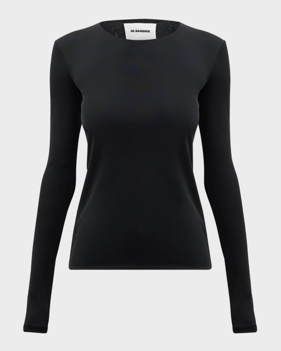 Jersey Long-Sleeve Top