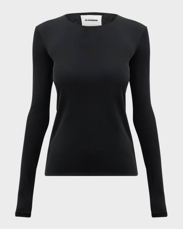 Jersey Long-Sleeve Top