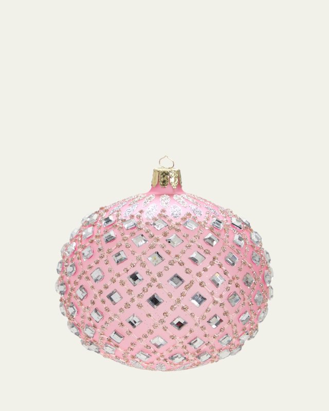 Transparent Pearlescent Ball Ornament