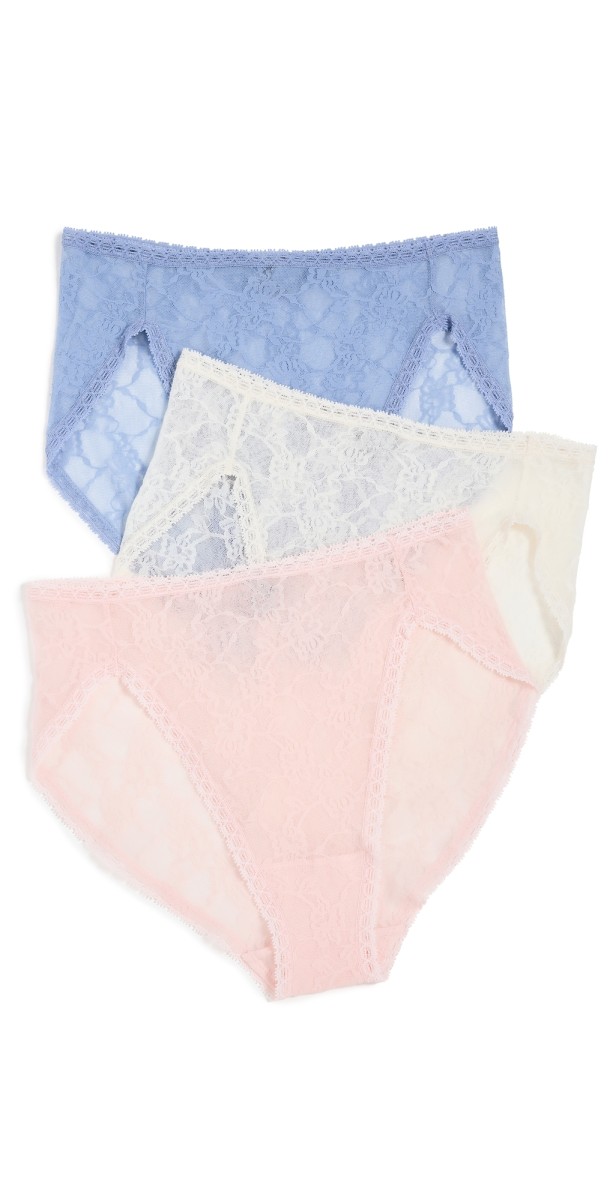 Natori French Cut Panties 3 Pack Seashell