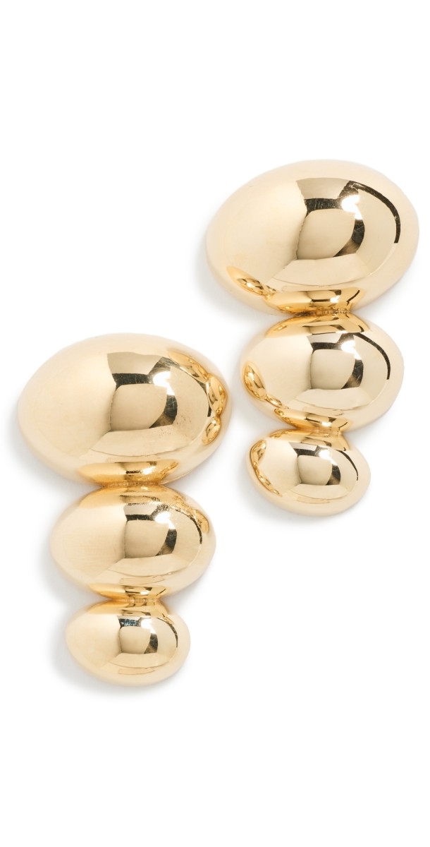 Jennifer Zeuner Jewelry Darla Earrings Yellow Gold