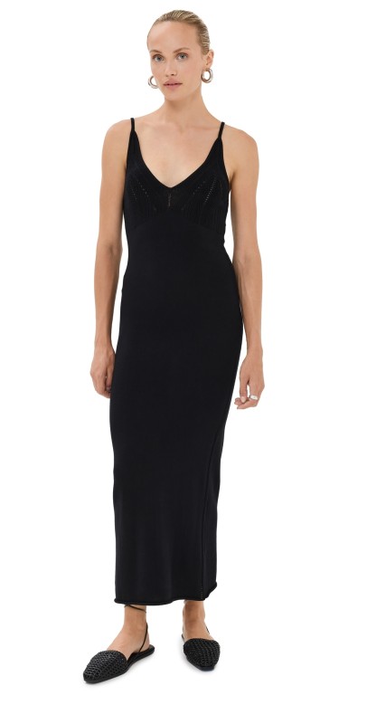 Sablyn Marella V Neck Cami Dress Black