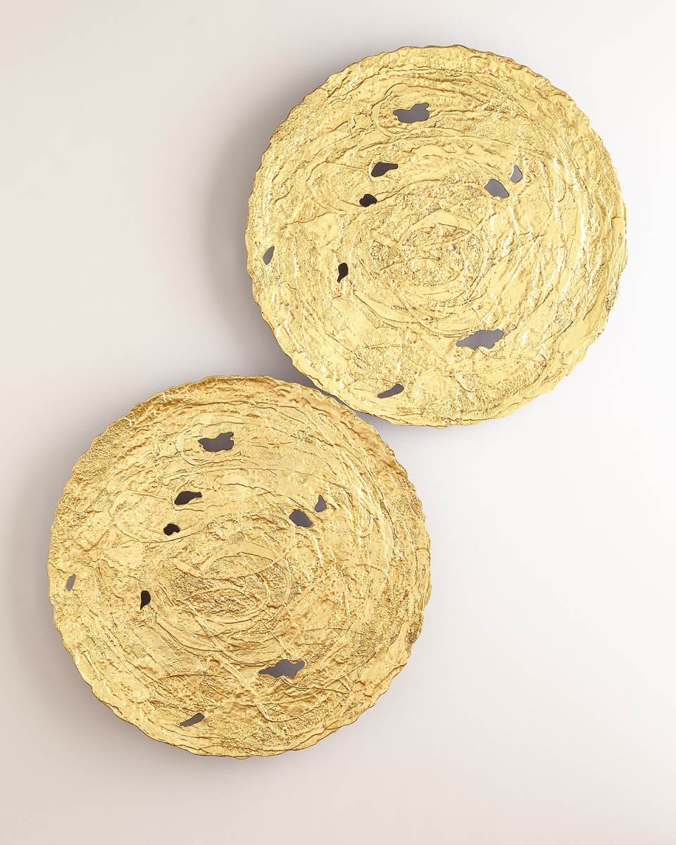 Large Gold Circle Wall Decor