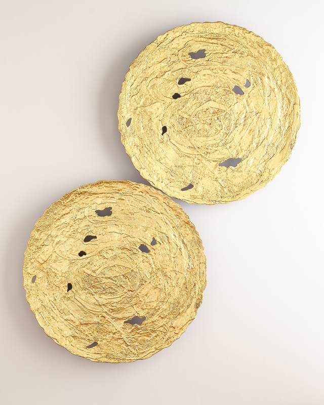 Large Gold Circle Wall Decor