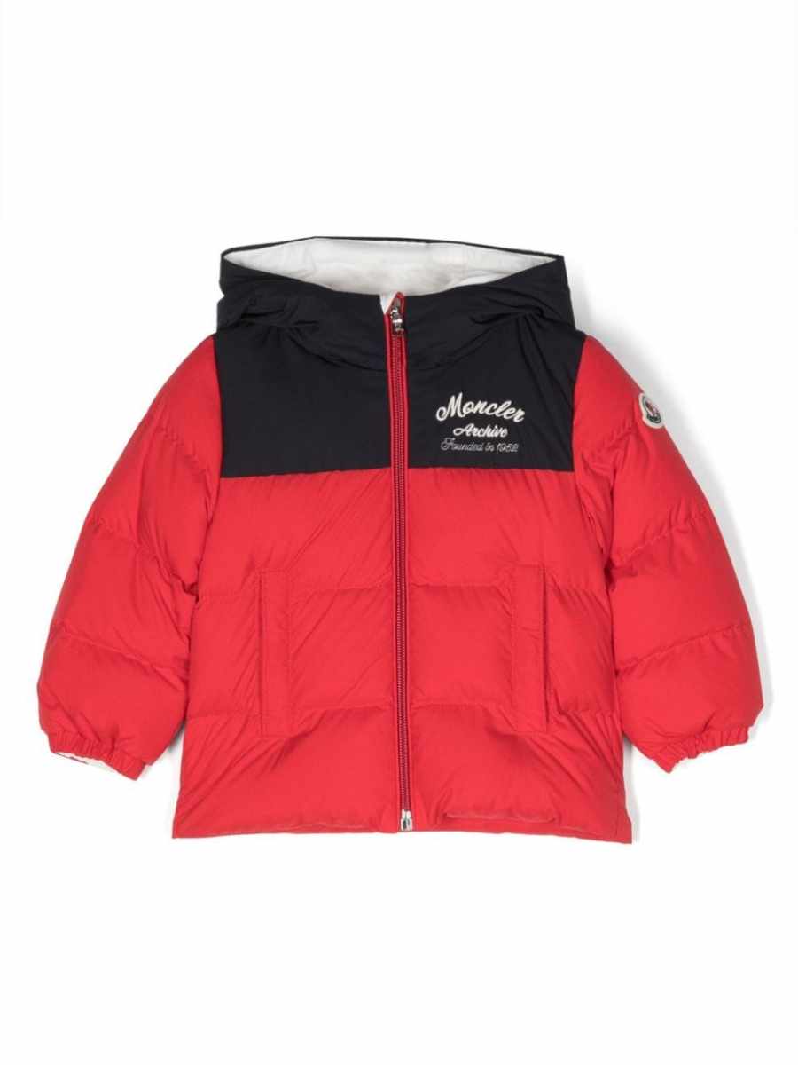 Joe logo-embroidered hooded jacke