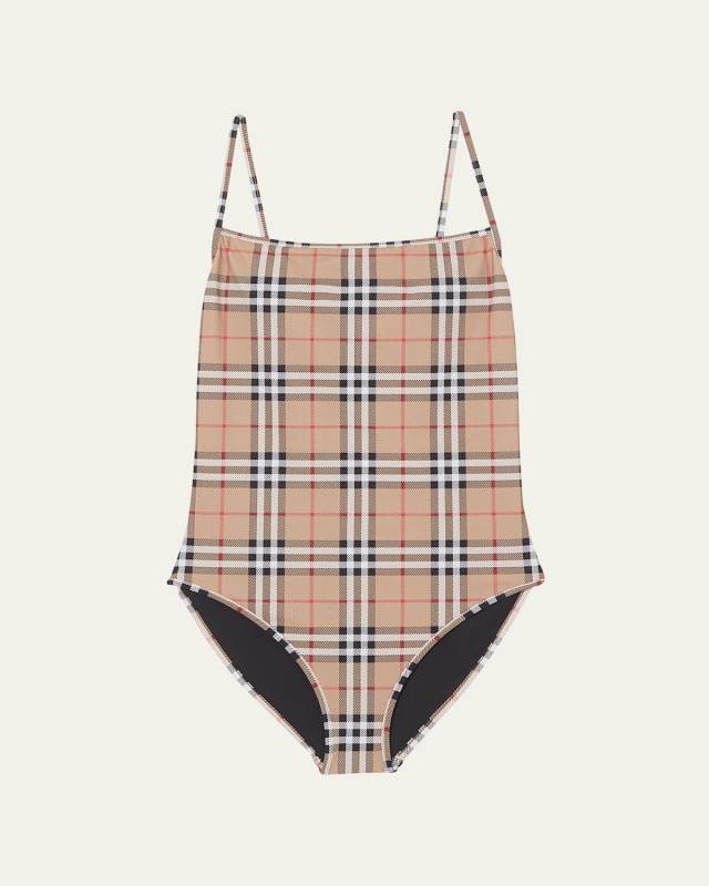 Delia Check One-Piece Swimsuit